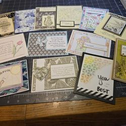 13  Handmade Greeting Cards with Envelopes
