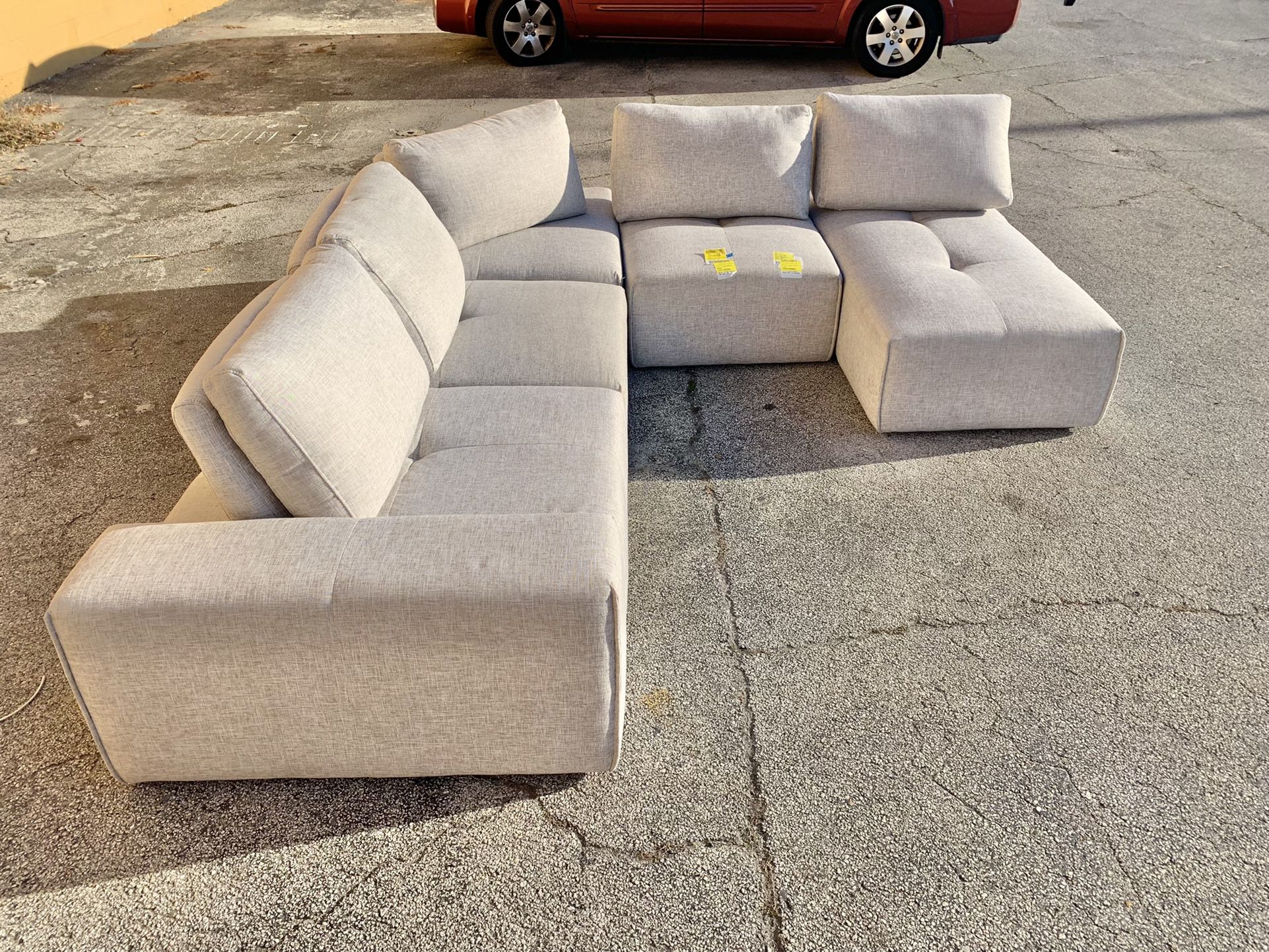 5 Pc Modular Sectional Couch 