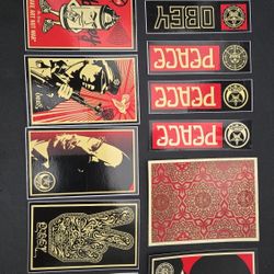 15 OBEY Stickers