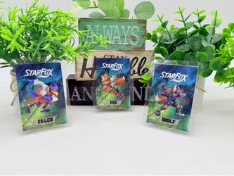 StarFox Laminated Amiibo Cards