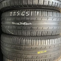 225/65/17 Michelin #2 Semi New Tires Installed And Balanced