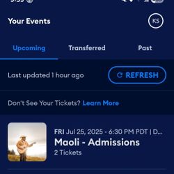 Maoli Concert Tickets - 2