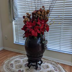 dried flower arrangement