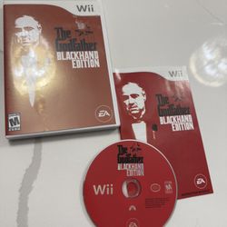 The Godfather: Blackhand Edition (Nintendo Wii, 2007) Complete! w/ Manual Tested  The product is the Nintendo Wii game "The Godfather: Blackhand Editi
