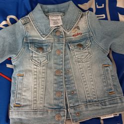 Micky Mouse Jean Jacket New Born