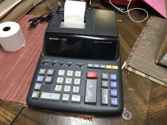 Sharp EL-2196BL 12 digit 2color printer