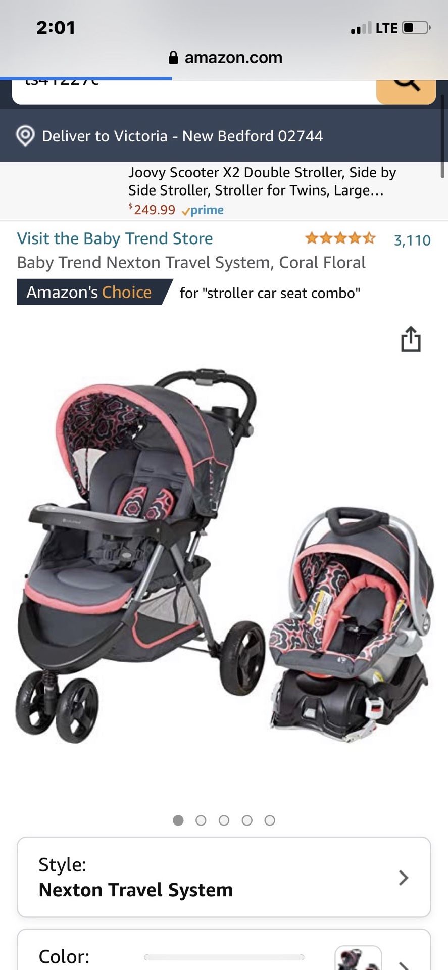 Baby Trend Next on Travel System