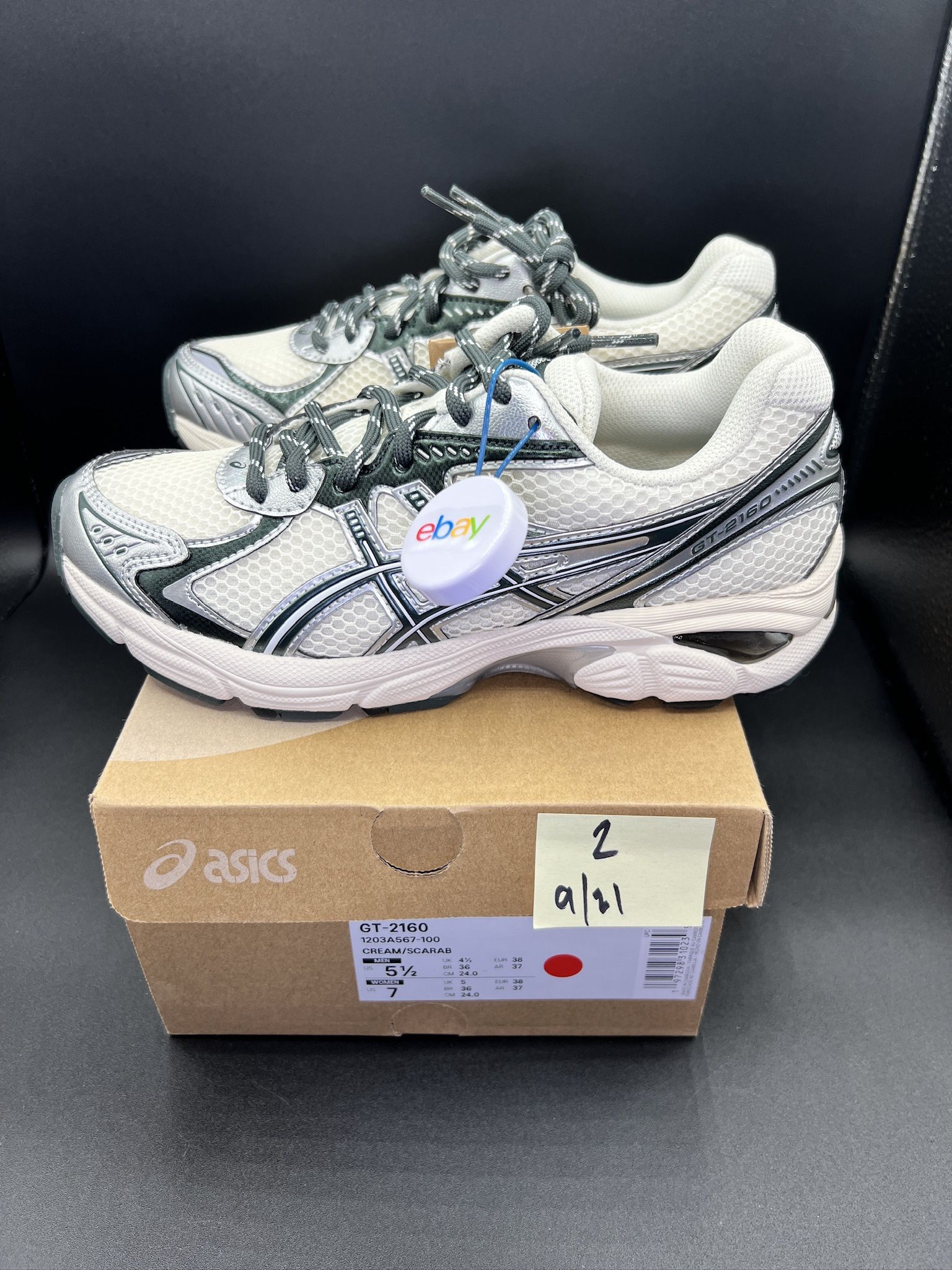ASICS GT 2160 Kith Cream Scarab (2024) With receipts,All Products : American Fashion Style Bags On Sale