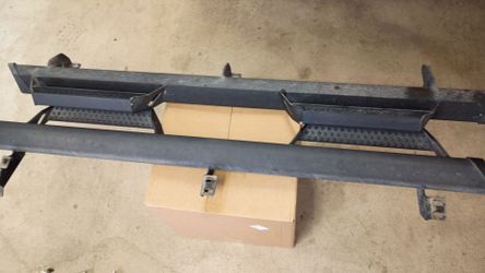 Genuine Toyota Factory Side Steps Aluminum Boards