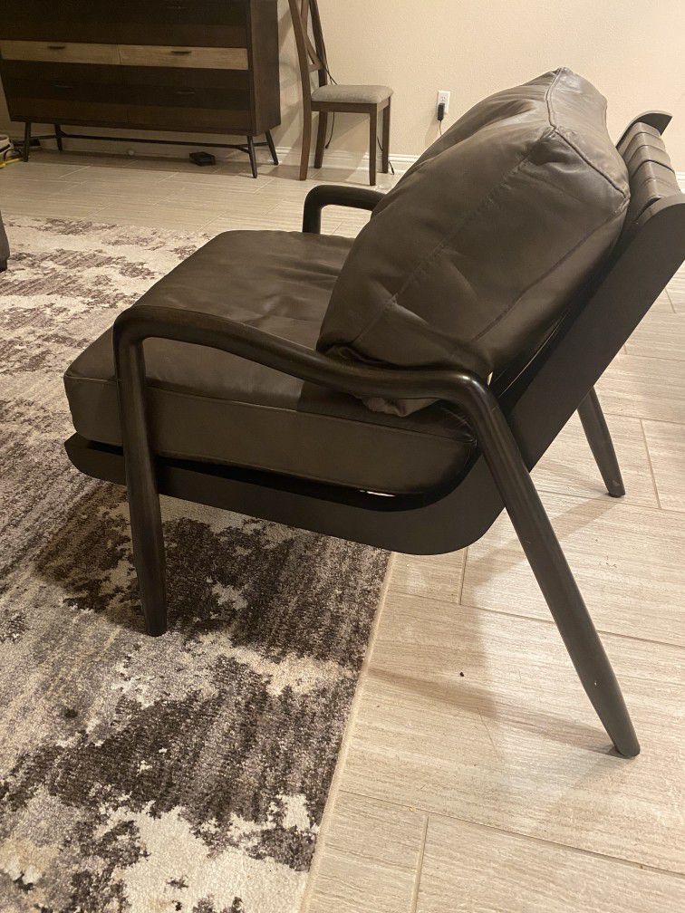 Black Living Room Lounge Chair