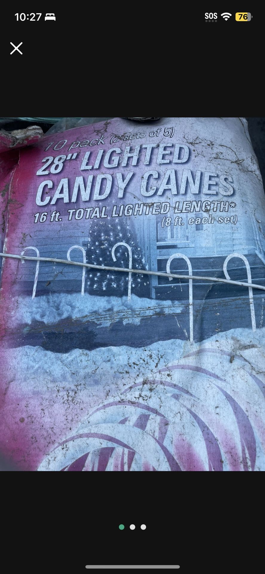 Candy Cane Yard Christmas Decorations