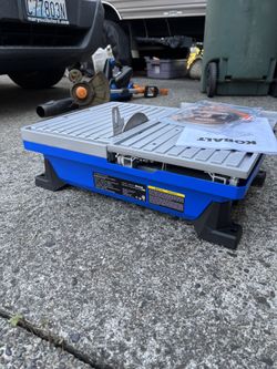 7” Kobalt Tabletop Tile Saw