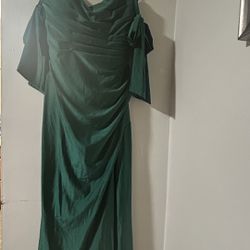 Emerald Green Slim Prom Dress