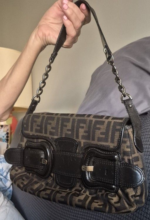Fendi Tobacco Zucca Bag. Gently used condition. Vintage. Beautiful.