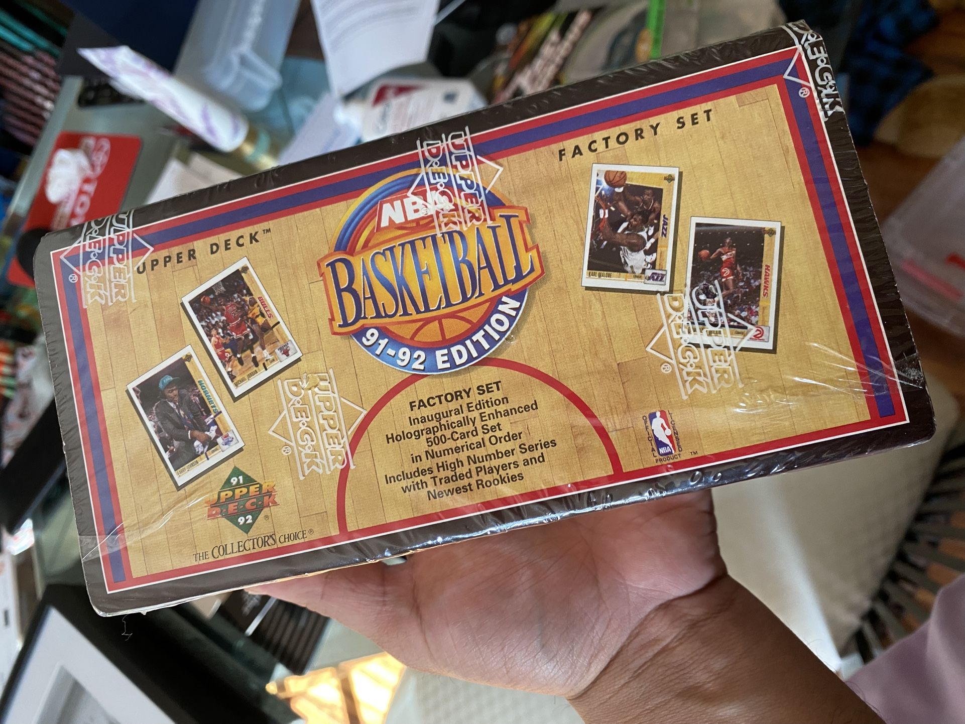 91-92 Upper Deck NBA Basketball Inaugural Edition Factory Sealed Set - 500 Cards