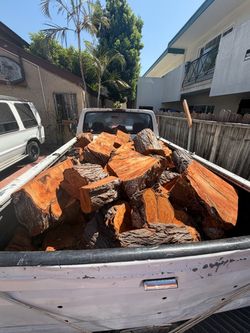 Truck Load of Firewood Logs