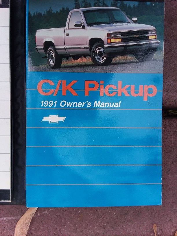 1991 CHEVY PICKUP Owners Manual