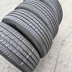 255/45/20 continental Tires con 80% lífe