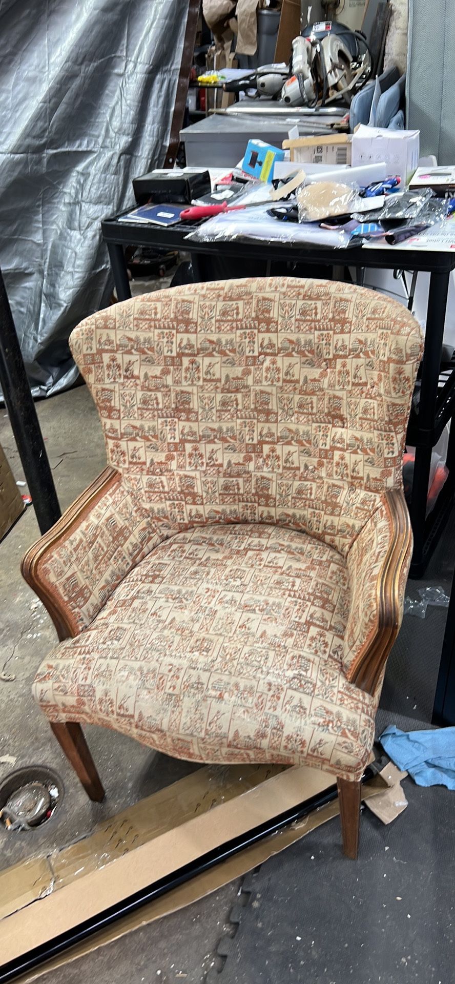 Vintage Wingback Chair