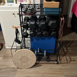 Workout Set With Rack 