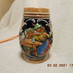 Vintage Miniature 4” German Beer Stein