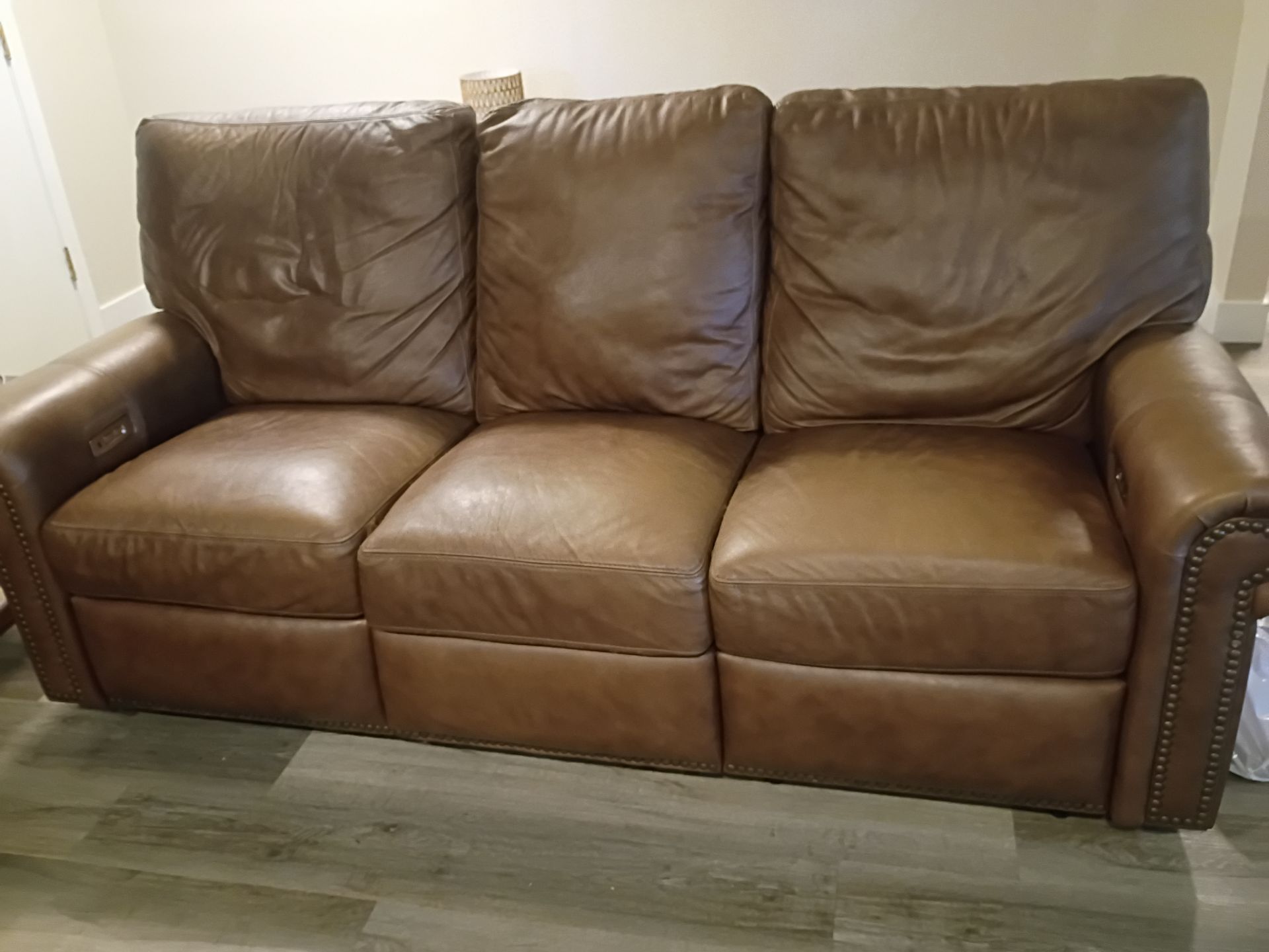 Leather couches