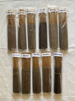 FRESH MADE INCENSE *LETTERS M-P, MANY MORE SCENTS ON MY PAGE*w