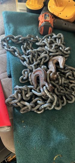 Tow chain 16’ w hooks HD  $45 jack stands $30 per pair 4 for $45 cash
