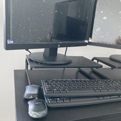 new monitors out of box, new keyboards and mouses 