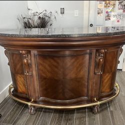 Curv Bar Marble Top 