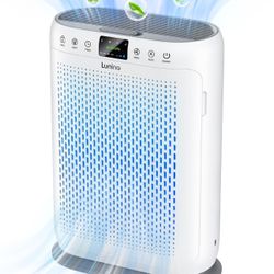 NEW Air Purifiers for Home Large Room up to 1740sq.ft, LUNINO H13 HEPA Air Filter with PM 2.5 Display Air Quality Sensors, Aromatherapy Function, Air 