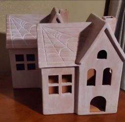 FREE Pink Terracotta Haunted House Halloween
