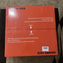 Junsun 800W 12" Car Subwoofer with Spare Tire Anti-Theft Design, Deep Bass, Remote Bass Knob & Wiring Kit 