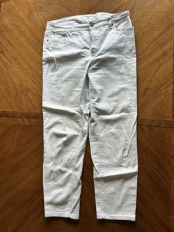 Jones, New York white jeans