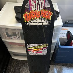 Vintage thrasher snowboard 