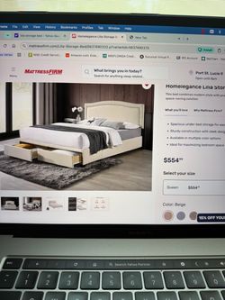 Cama Queen size Nueva en caja y Mattress