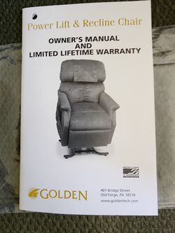 GOLDEN Power Lift and Recliner