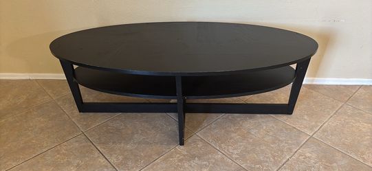 Black Two-Tier Coffee Table