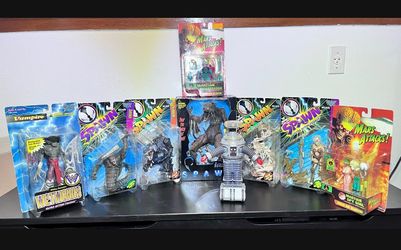 Vintage Sealed Spawn, Mars Attacks, Lost In Space, Wetworks Action Figures NEW