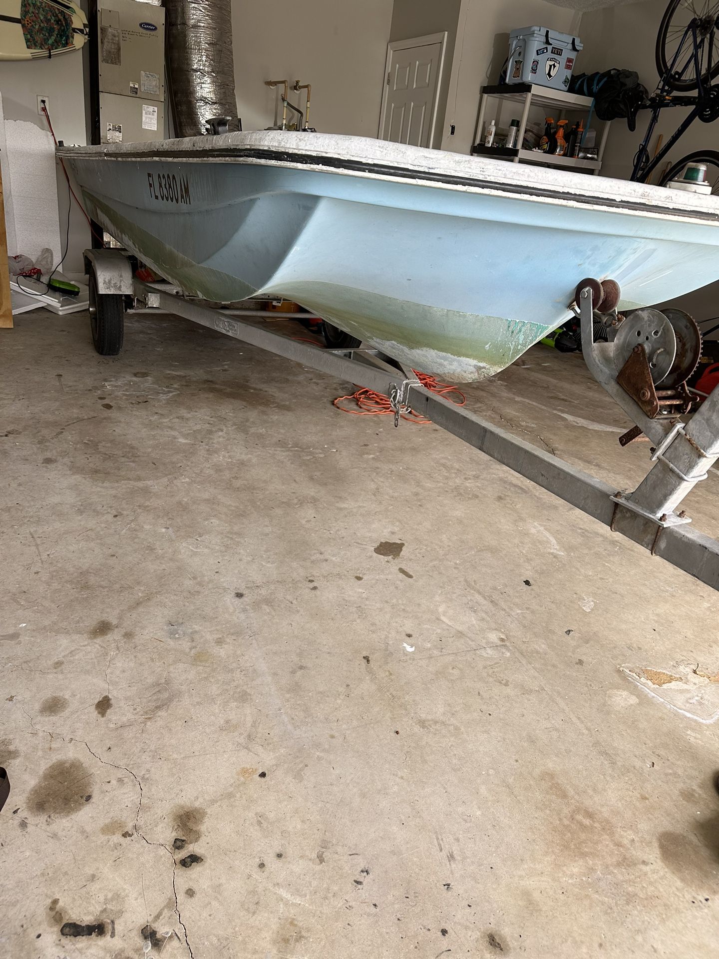 15 Foot Skiff And Trailer