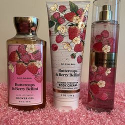 Bath & Body Works Body Wash, Body Cream & Fragrance Mist Spray