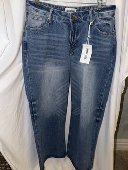 BNWT Denim Jeans Wide Leg, Low Rise, By Disclosure, Size 9/29