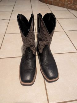 Ariat Black Square Toe Boots 7EE