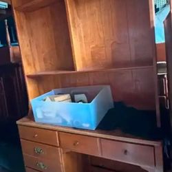 Ethan Allen Desk And Shelves