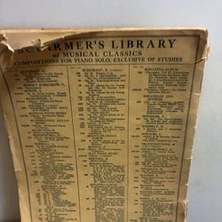 Schirmer’s Library – Schumann Concerto in A Minor Op. 54