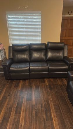 Leather sofas 3 piece