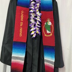 CLASS OF 2023 Graduation Sash With Image Of The virgen