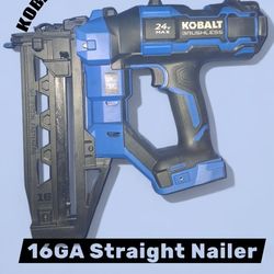 Kobalt 24v Brushless 16GA Straight NAILER