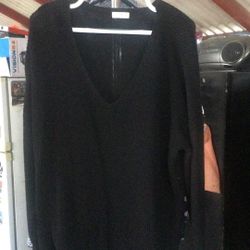 Gentle Fawn Black Cable Knit Sweater