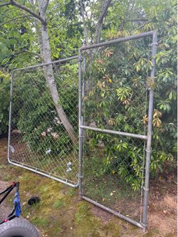 Cyclone panel fence and gate